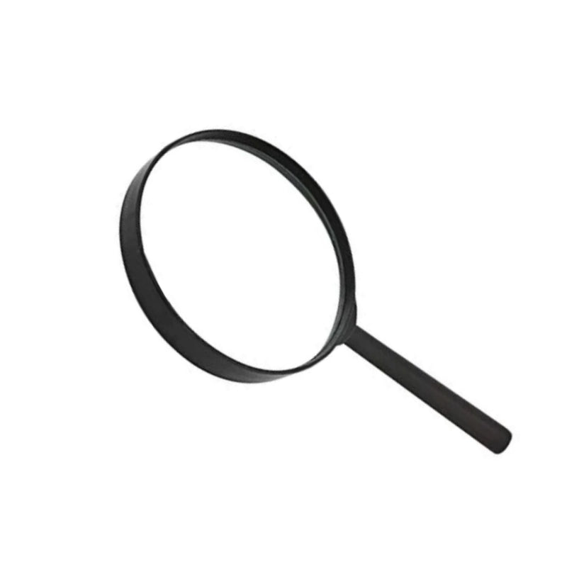 100mm Magnifying Glass with Handle - Black - SuperSaverAU - view 1