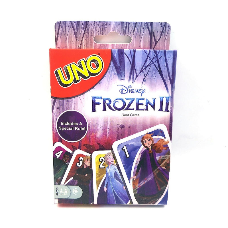 Premium UNO Frozen Playing Cards Classic Family Card Game