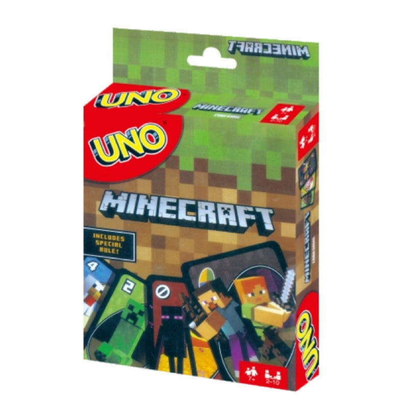 Premium UNO Minecraft Playing Cards Classic Family Card Game