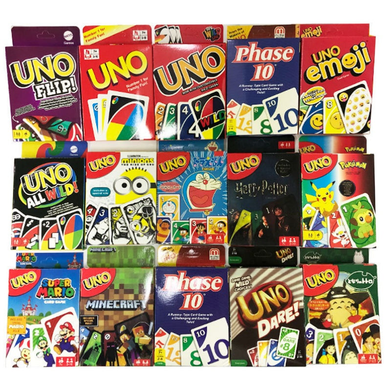 Premium UNO Super Mario Playing Cards Classic Family Card Game