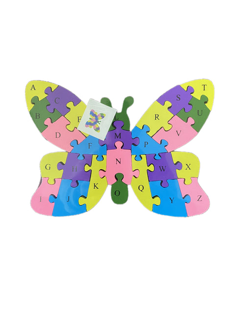 WOODEN ANIMAL PUZZLES - Alphabet & Numbers Assorted - A to Z & 1 to 26 - SuperSaverAU - view 2