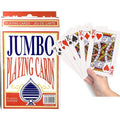 Premium Jumbo Playing Cards Large Plastic Coated Poker Deck
