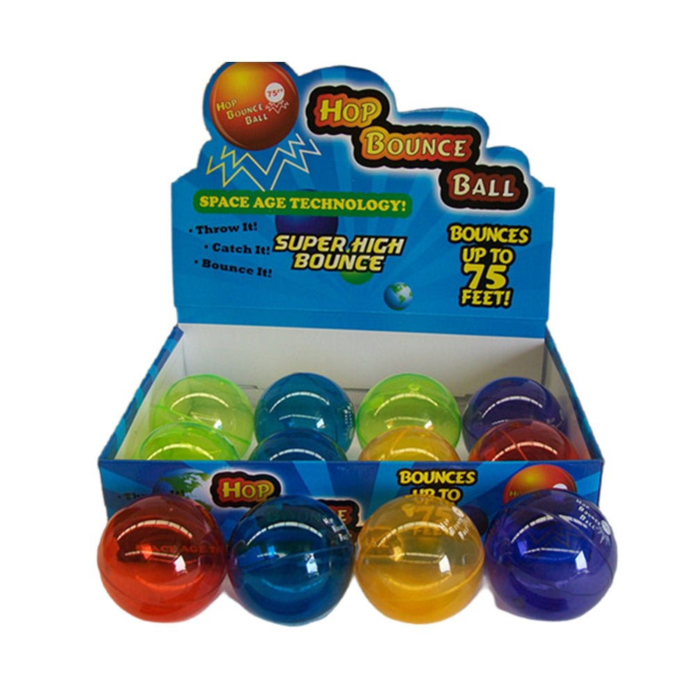 Hop Bounce Ball 10cm - 12pcs in Display - SuperSaverAU - view 1