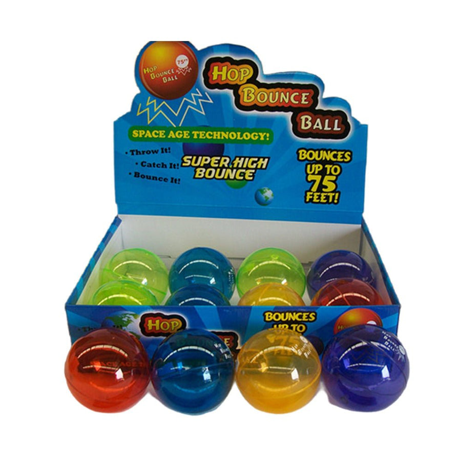 Hop Bounce Ball 10cm - 12pcs in Display - SuperSaverAU - view 1
