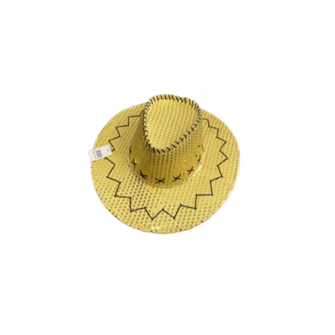 Pink Sequin Cowboy Hat - Sparkly Party Accessory - SuperSaverAU - view 2