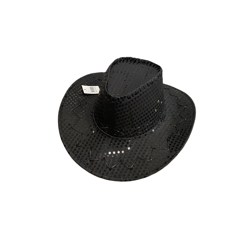 Pink Sequin Cowboy Hat - Sparkly Party Accessory - SuperSaverAU - view 3