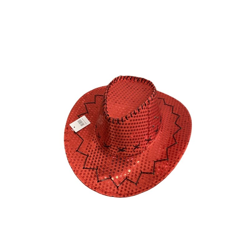 Pink Sequin Cowboy Hat - Sparkly Party Accessory - SuperSaverAU - view 7