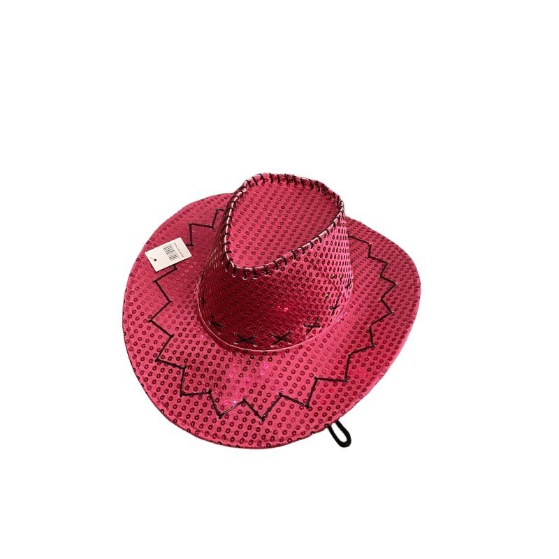Pink Sequin Cowboy Hat - Sparkly Party Accessory - SuperSaverAU - view 11