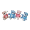 2 Sweat Nursery Bears - 1 Blue & 1 Pink - SuperSaverAU - view 1