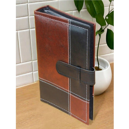 Large 300-Pocket 6 Inch Photo Album - Luxurious Cover - Black