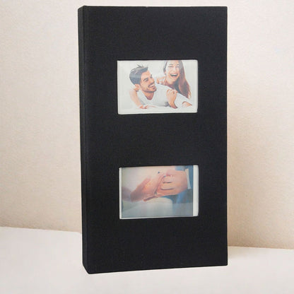 Large 300-Pocket 6 Inch Photo Album - Luxurious Cover - Assorted Colors