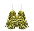 Metallic Green Cheerleading Pom Poms - 4 Sets/8pcs for Dance & Parties - SuperSaverAU - view 2