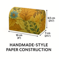 Premium Decorative Floral Storage Boxes – Autumn Leaf Pattern 2 Pack