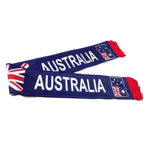 Australian National Flag Scarf 150cm x 30cm with Fringing - Souvenir for Events - SuperSaverAU - view 2