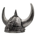 Viking Helmet Horned Hat Warrior Costume Cosplay - Silver Black - SuperSaverAU - view 4