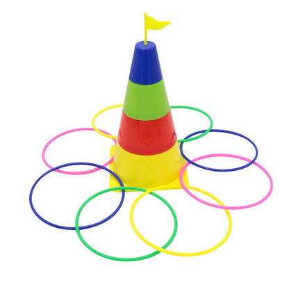 Kids Outdoor Ring Toss Game - Fun Educational Sport Toy