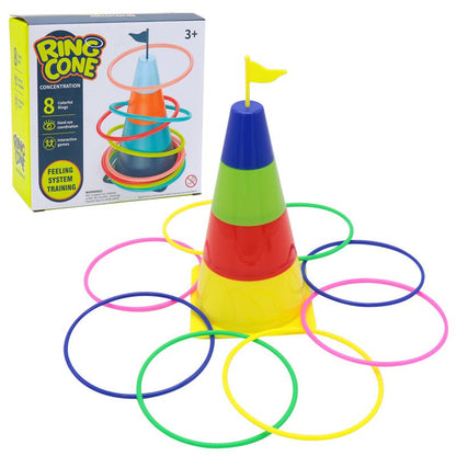 Kids Outdoor Ring Toss Game - Fun Educational Sport Toy