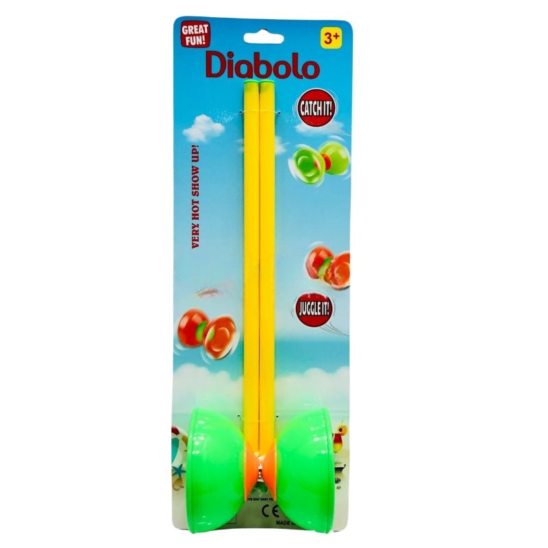 Spinning Diabolo Set - 4x Sets, 35cm Sticks for Amazing Tricks and Fun - SuperSaverAU - view 1