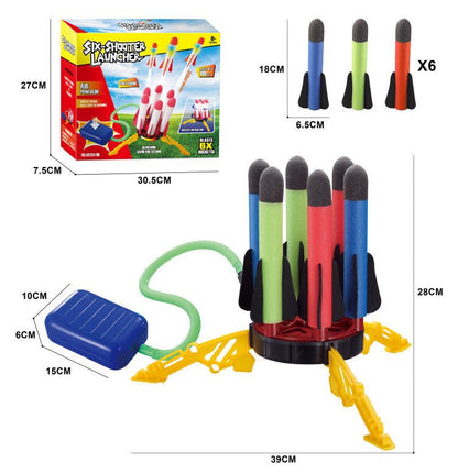 Air Power Foam Rocket Launcher - Kids Outdoor Toy Set