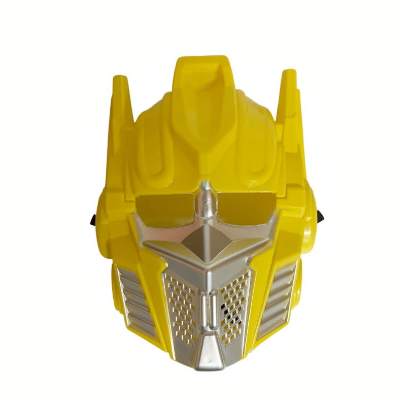 Yellow Transformer Masks – 2 x Kids Costume Roleplay Helmet Inspired by Bumblebee - SuperSaverAU - view 1