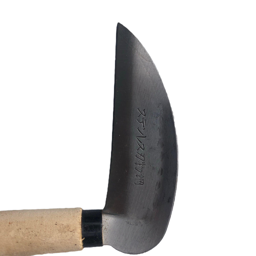 Japanese Hand Scythe – Sharp Stainless Steel Blade, Ergonomic Wooden Handle - SuperSaverAU - view 1