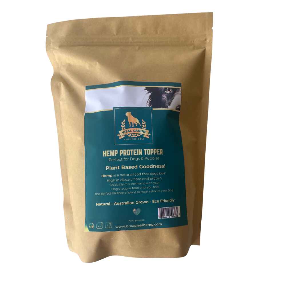 Vital Canine Hemp Protein Topper for Dogs | 500g | Plant-Based, Australian Made