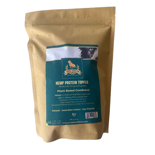 Vital Canine Hemp Protein Topper for Dogs | 500g | Plant-Based, Australian Made