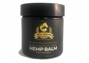 Vital Equine Hemp Balm with Lemon Myrtle & Turmeric 120g for Skin Comfort