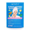 ALIVER Glycolic Acid Pads with Vitamins B3, B5, C, E - 40 Pads for Exfoliation - SuperSaverAU - view 1