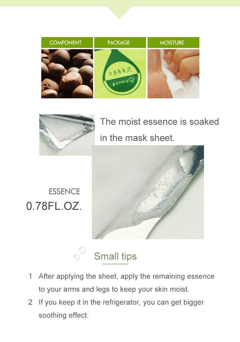 Farmstay Korean Greentea Seed Hydration Facial Mask Sheet - 10 Pack, Revitalizes Skin - SuperSaverAU - view 3