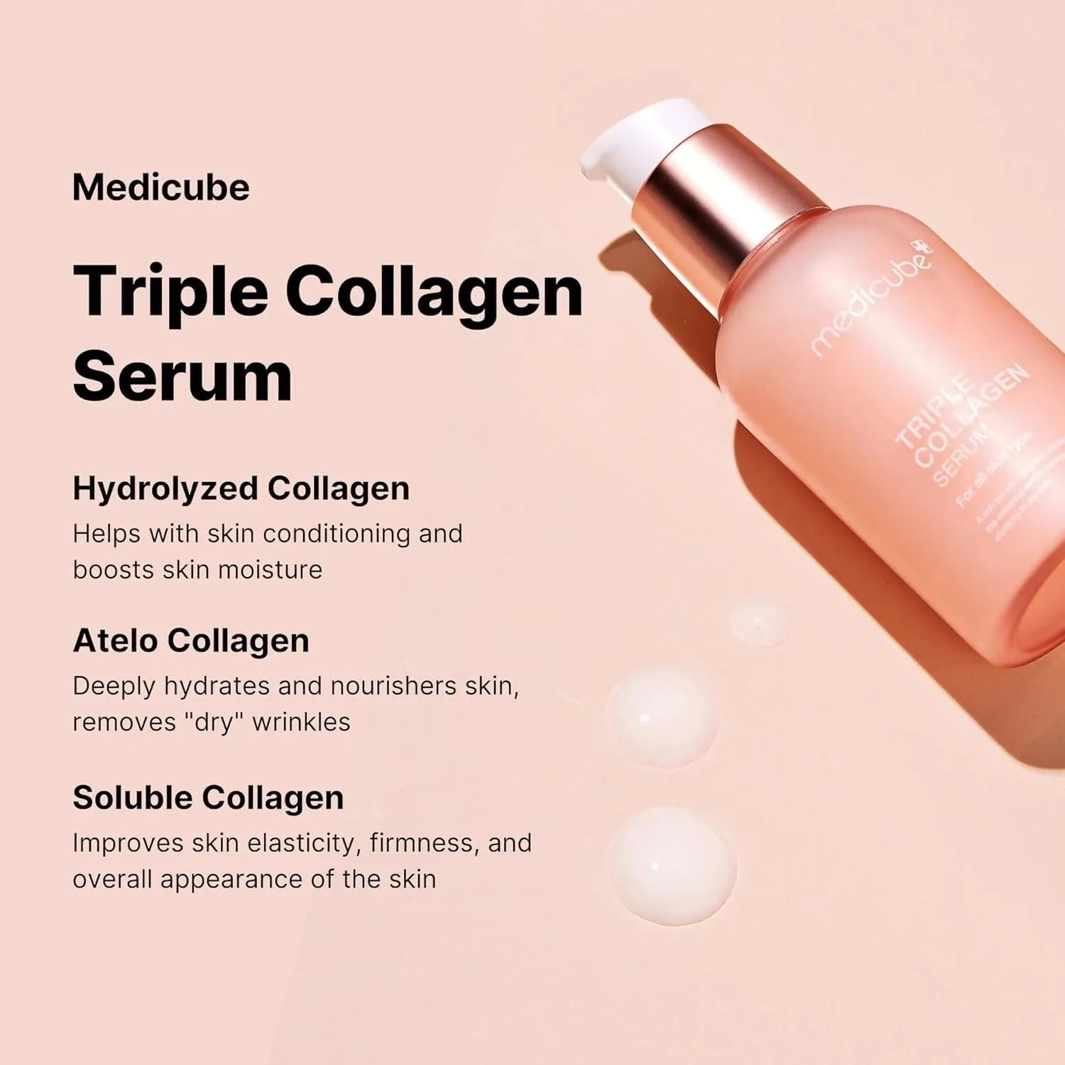 Medicube Triple Collagen Serum 4.0 55ml Hydrating Elasticity Korean Skincare
