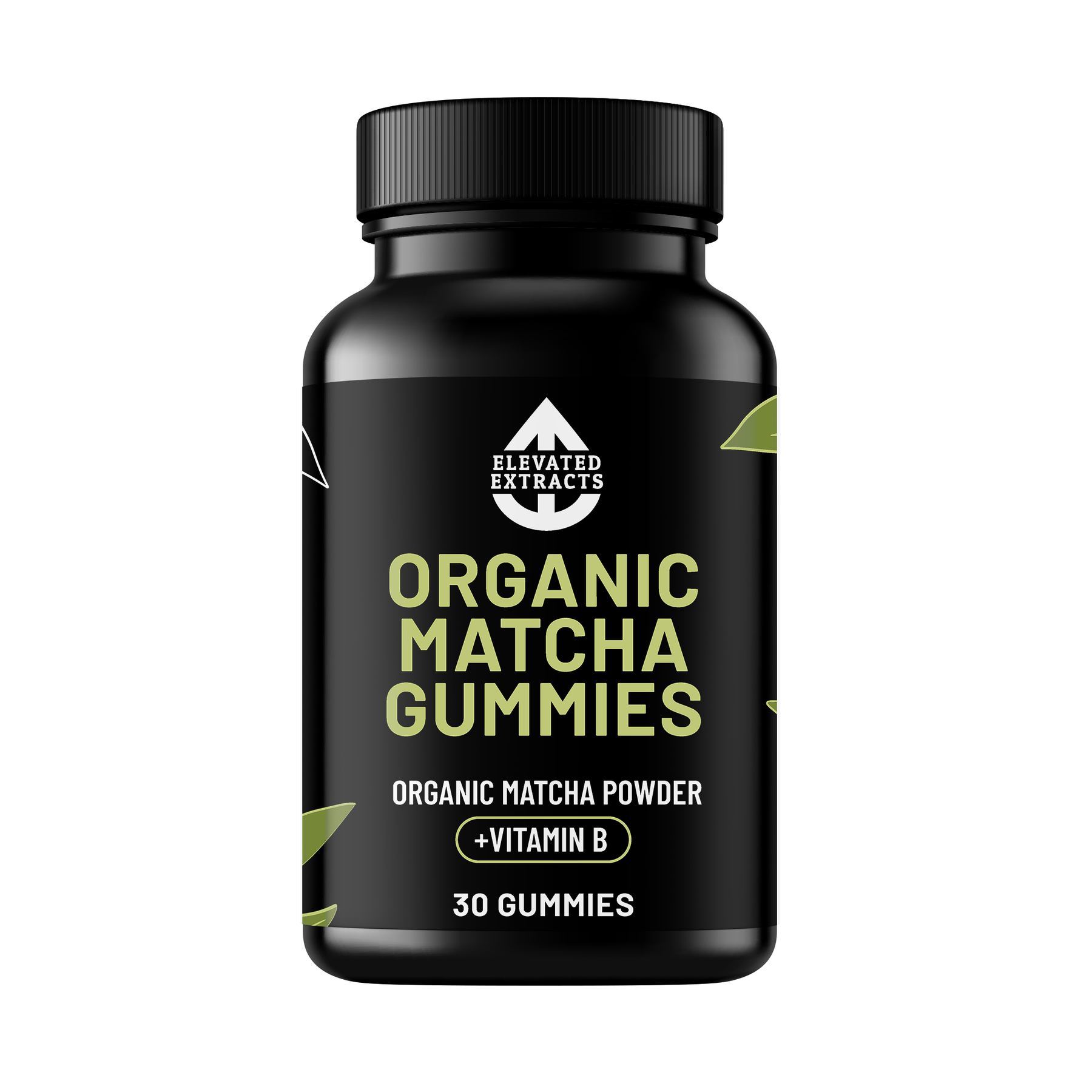 Elevated Extracts Organic Matcha Gummies - Natural Energy Boost, 30 Gummies - SuperSaverAU - view 1