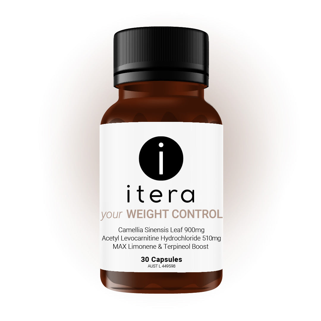 Itera Health Weight Loss Support - 30 Capsules, Acetyl Levocarnitine, Green Tea Extract - SuperSaverAU - view 1