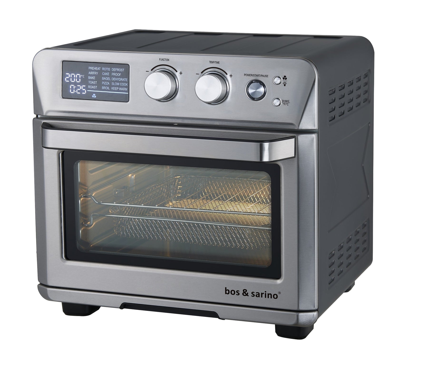 BOS & SARINO 24L Air Fryer Oven with Rotisserie Function