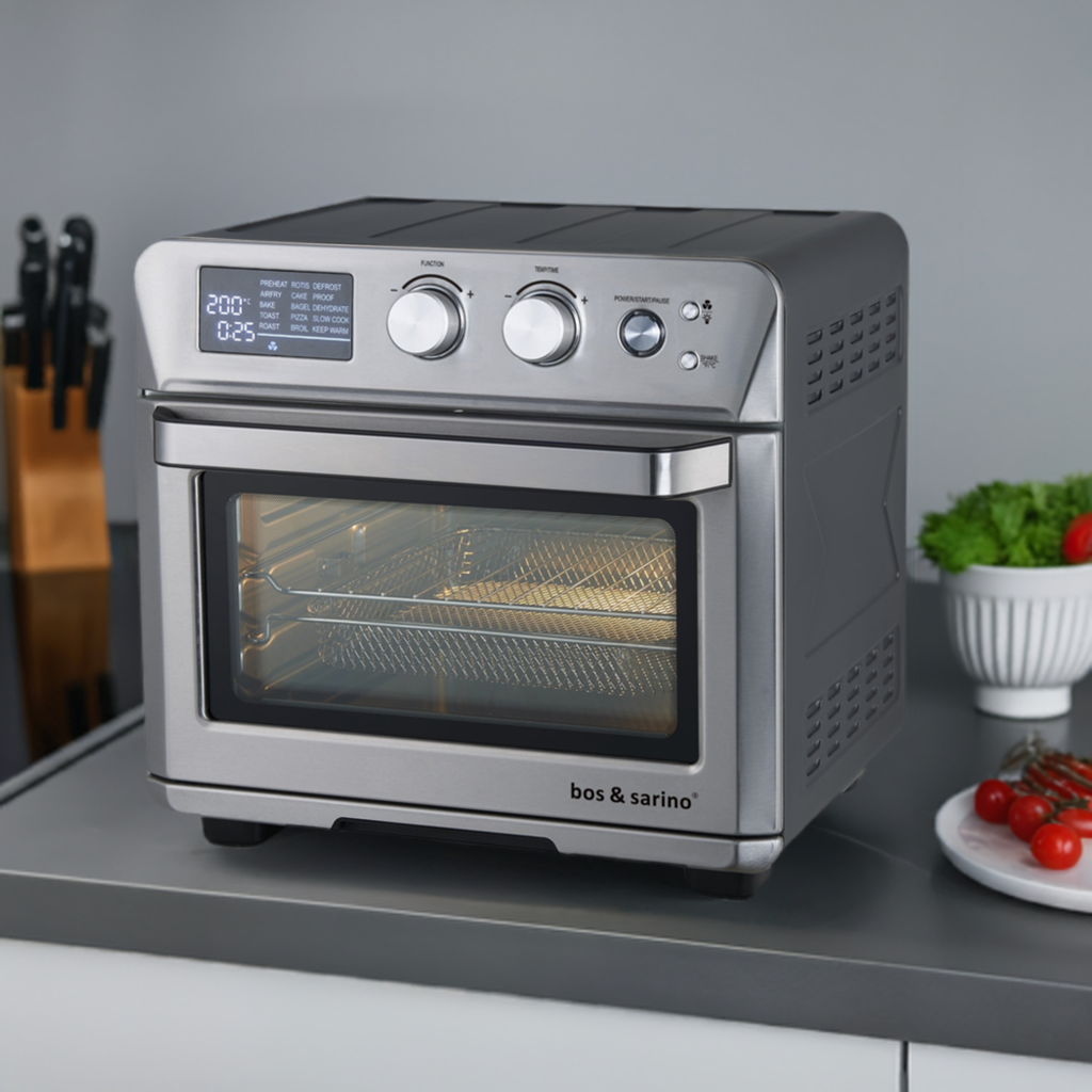 BOS & SARINO 24L Air Fryer Oven with Rotisserie Function