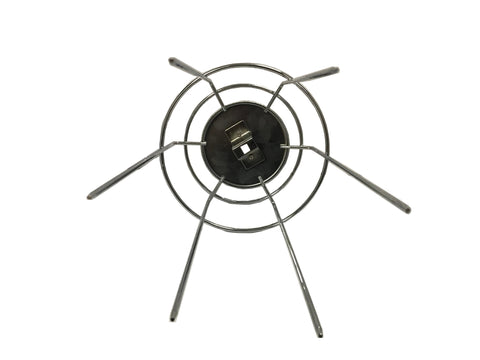 BOS & SARINO Stainless Steel Kebab Skewer – 6 Prong Rotisserie Accessory