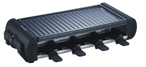 BOS & SARINO Raclette Grill with Stone & Non-Stick Tops