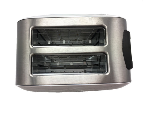 BOS & SARINO 2 Slice White Toaster with Browning Control