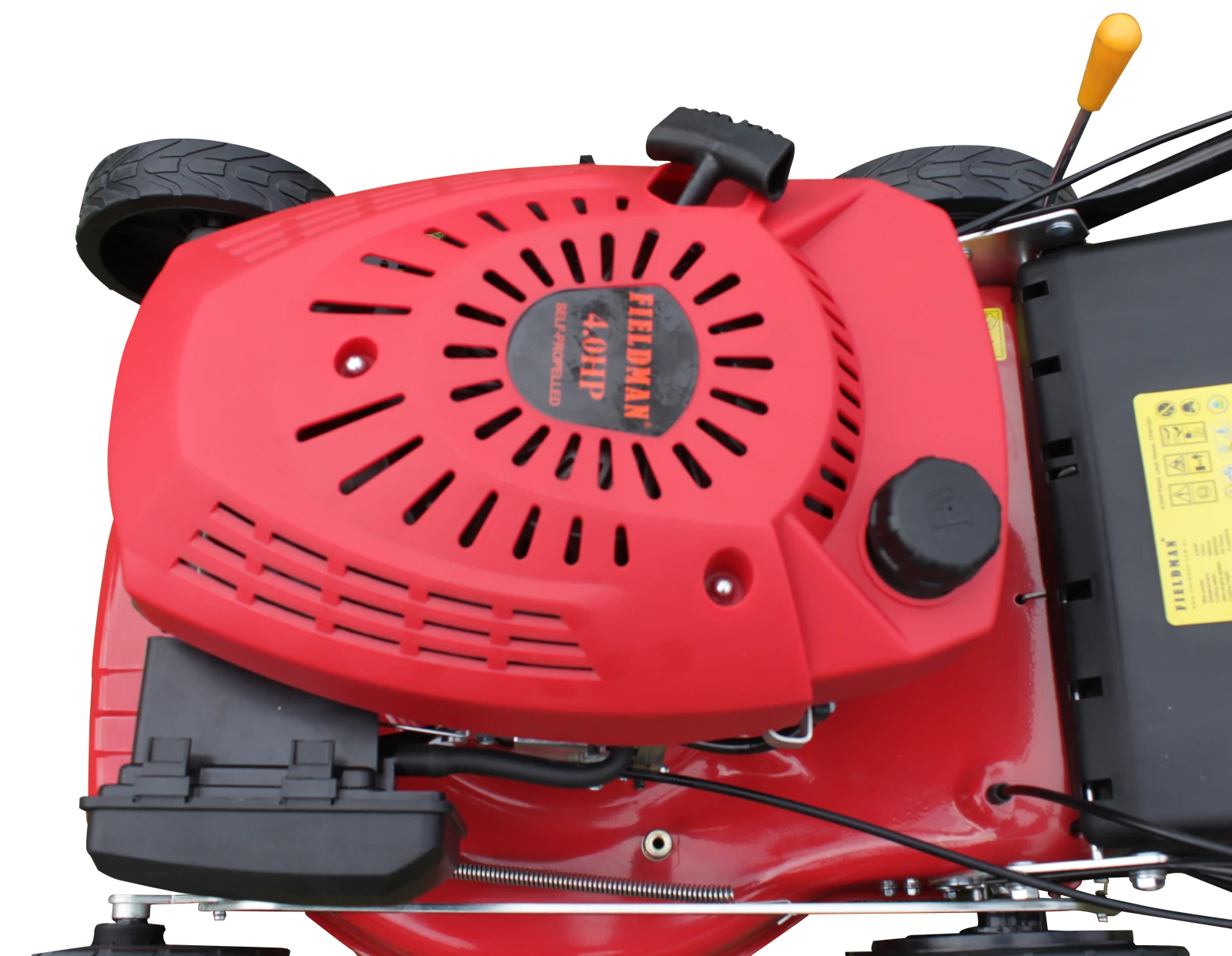 FIELDMAN Self Propelled Lawn Mower with 135cc Engine & 55L Catcher