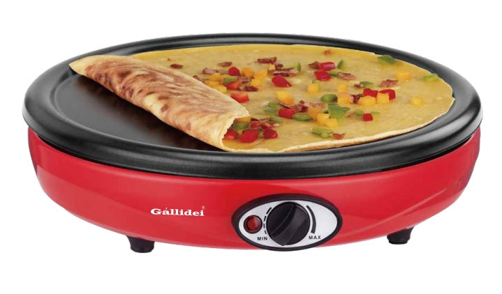 GALLIDEI Electric Griddle & 30cm Crepe Maker