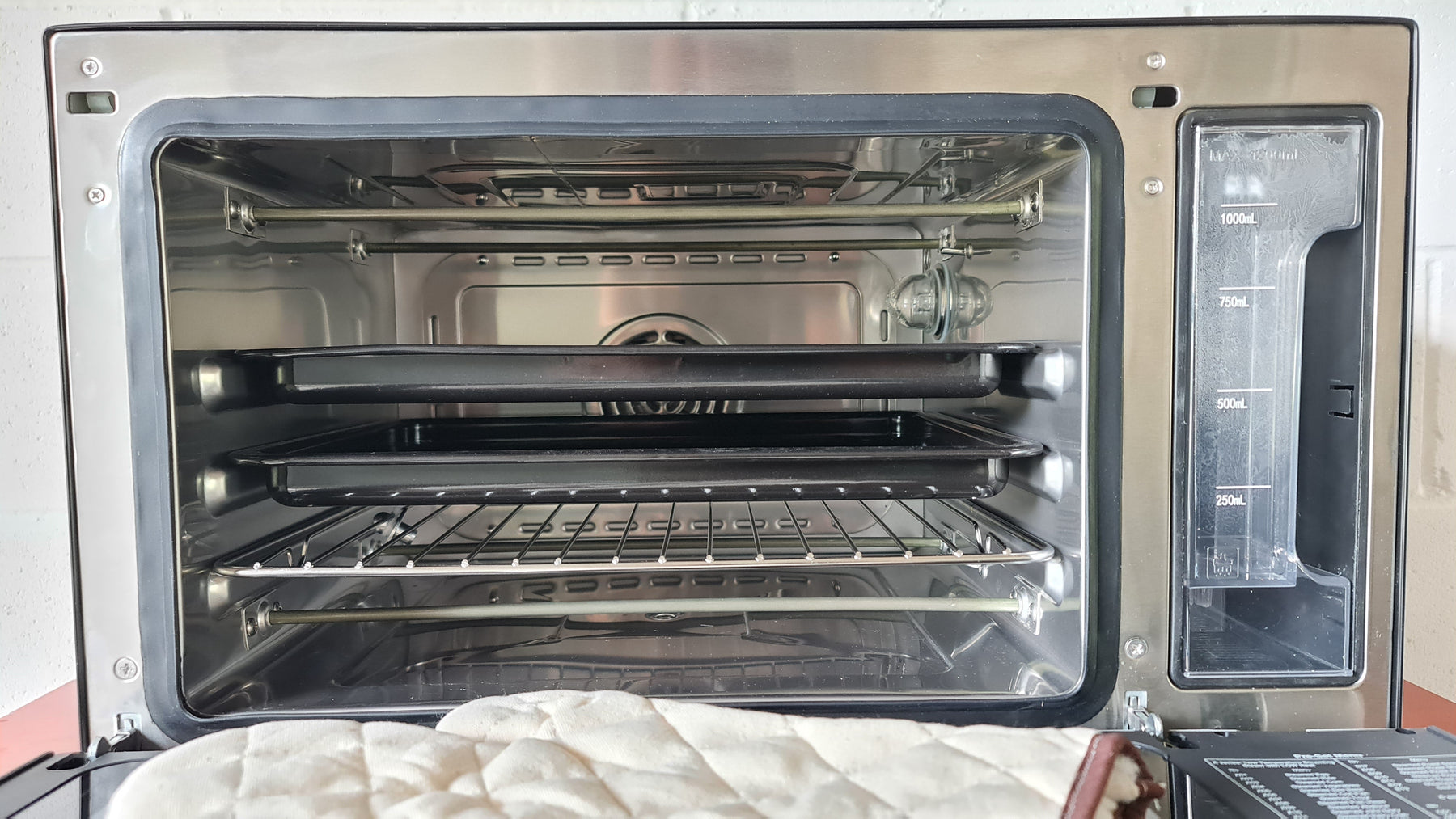 GALLIDEI 28L Steam Convection Oven with 100 Preset Functions