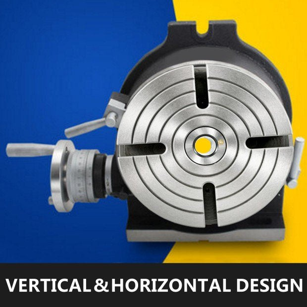 Premium 8 Inch HV8 Horizontal Vertical Rotary Milling Table 3MT