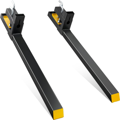 Premium 1814kg Clamp On Pallet Forks for Tractor Bucket 1490mm
