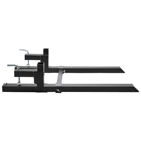 Premium 907kg Clamp On Pallet Forks with Stabilizer Bar 1090mm