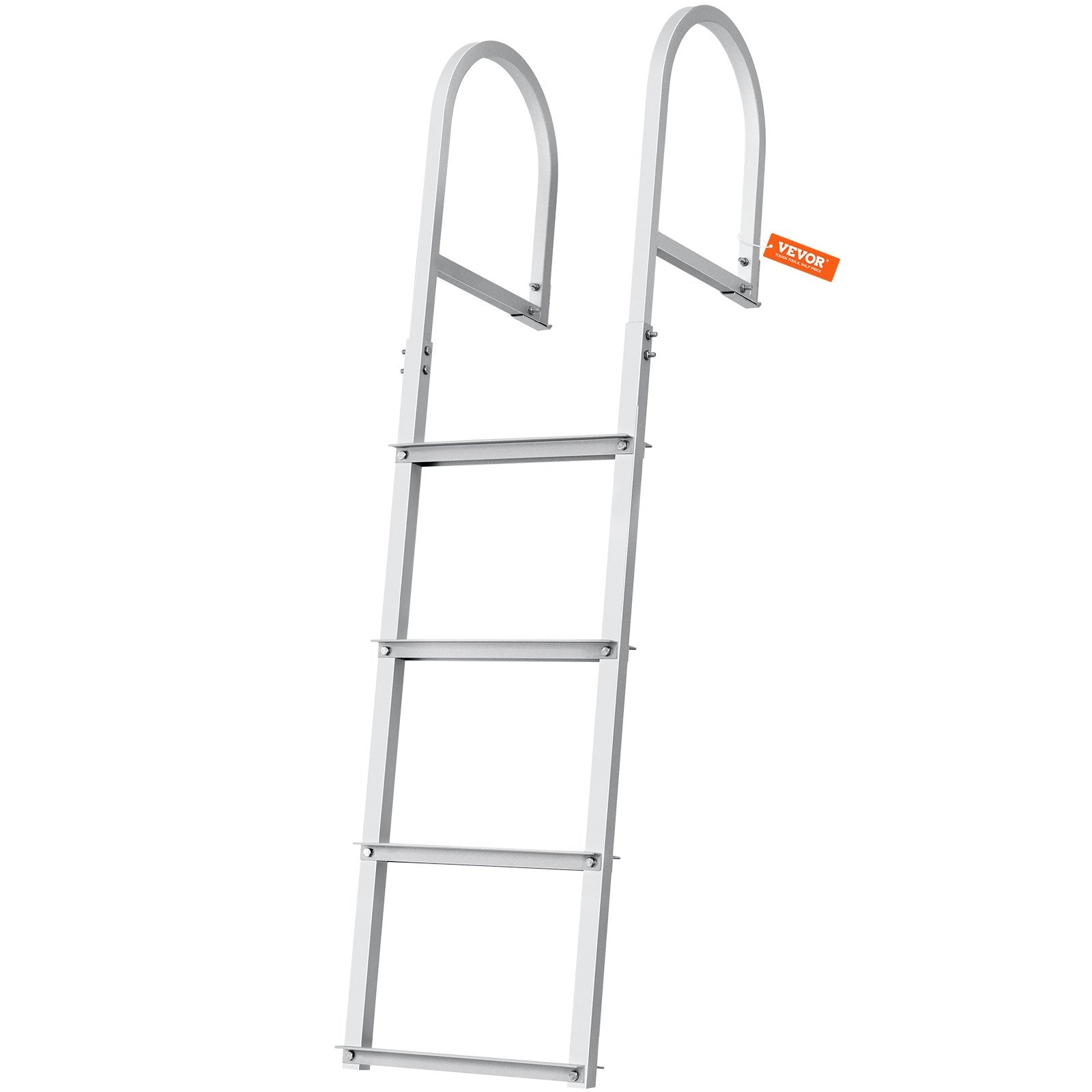Premium 4 Step Removable Aluminium Dock Ladder 500lbs Capacity