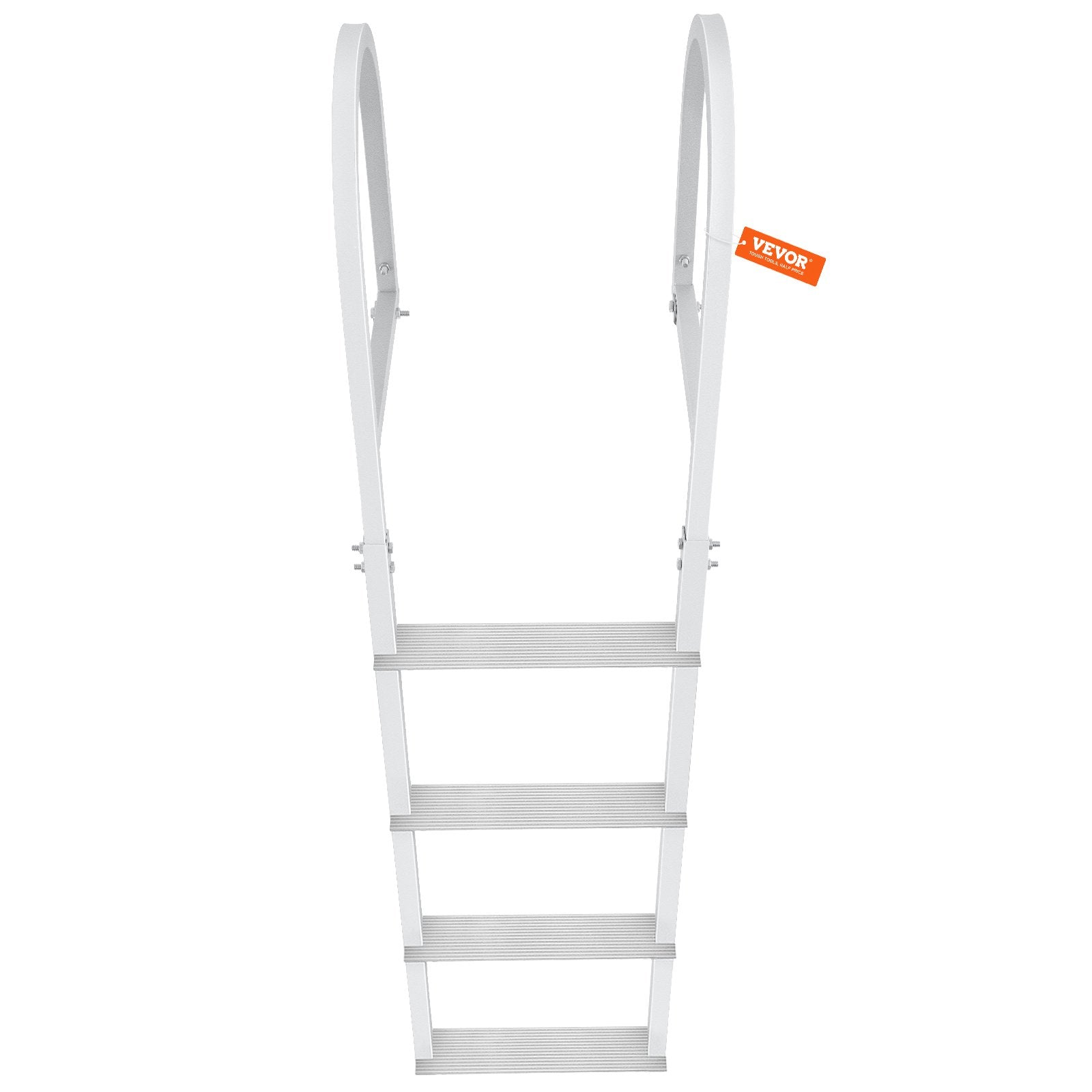 Premium 4 Step Removable Aluminium Dock Ladder 500lbs Capacity