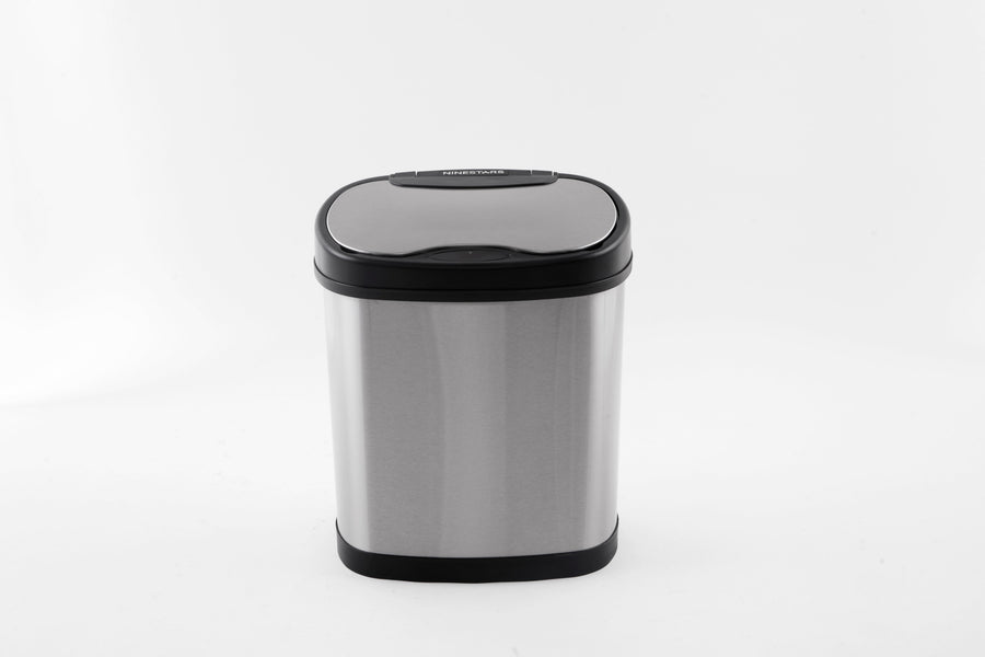 Premium 12L Automatic Sensor Dustbin – Silver & Black