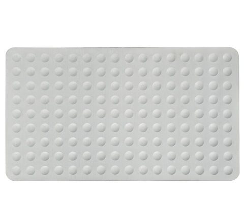 Premium Hotel Rubber Bath Mat – White 350 x 555mm with Suction Cups