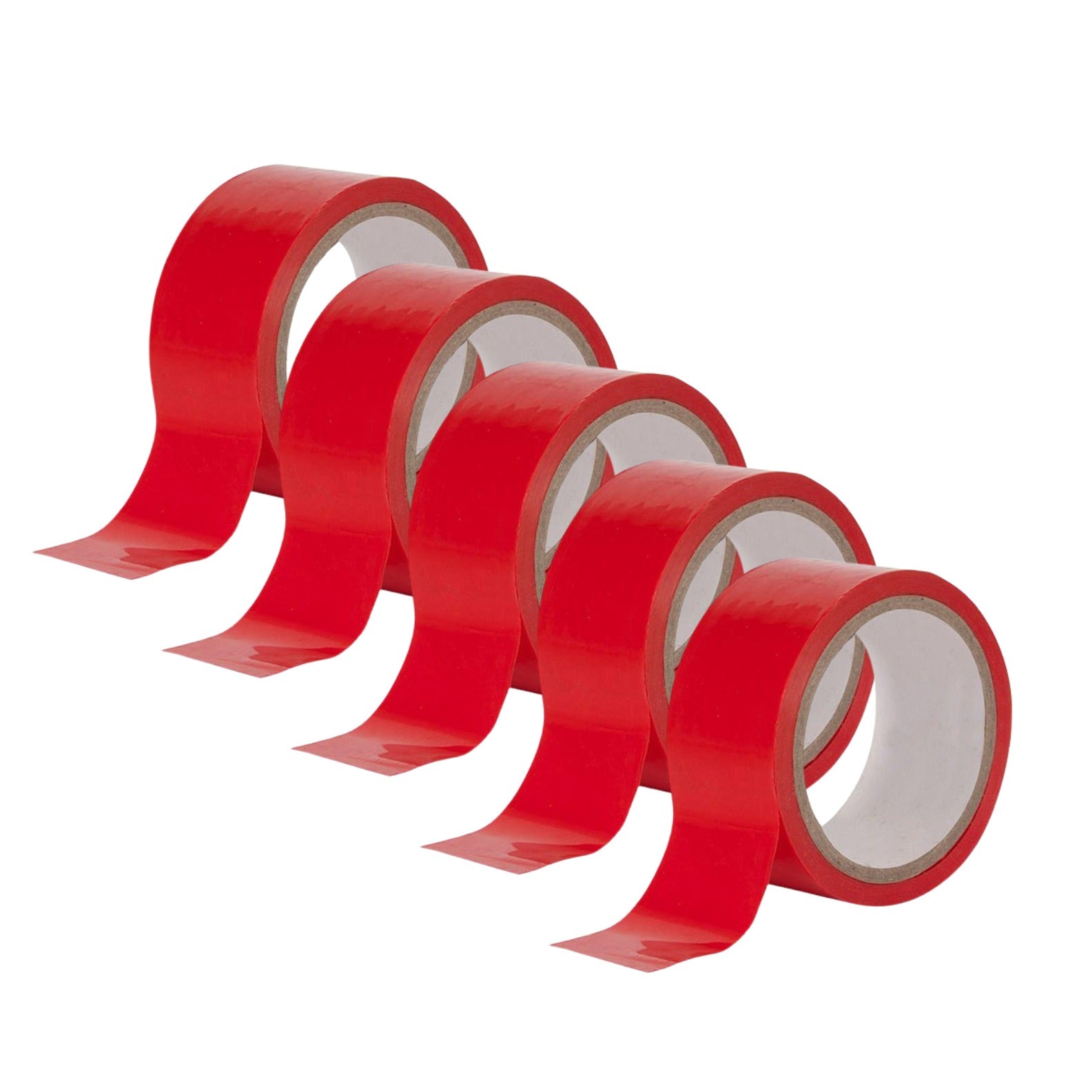 Floor Marking Tape - Red  (Pack of 5) - SuperSaverAU - view 1