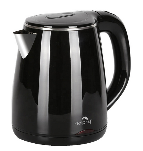 1.2L Black 1800W Electric Kettle For Hot Water - SuperSaverAU - view 1